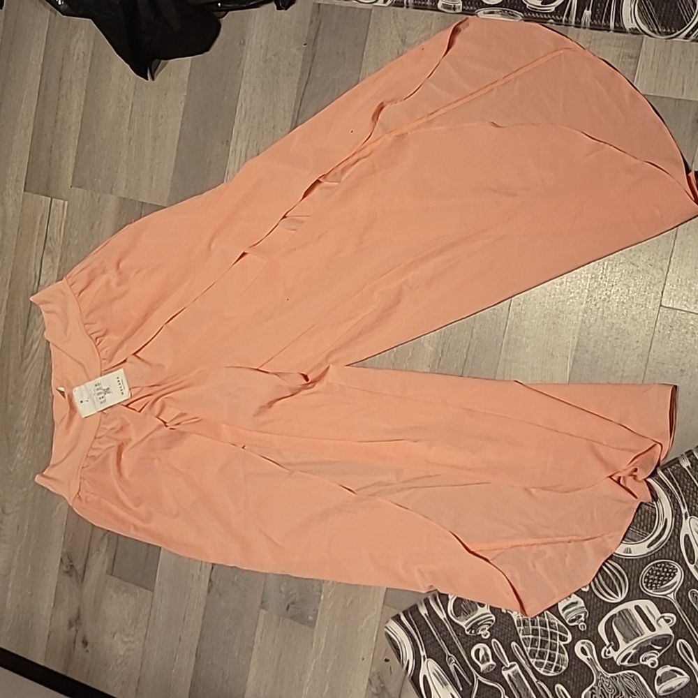 NWT Halara Breezeful High Waisted Back Waistband Palazzo Flowy Pants Size Large - Picture 4 of 6